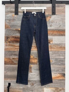 Reformation Jeans Liza High Straight Jeans in Hayes Wash